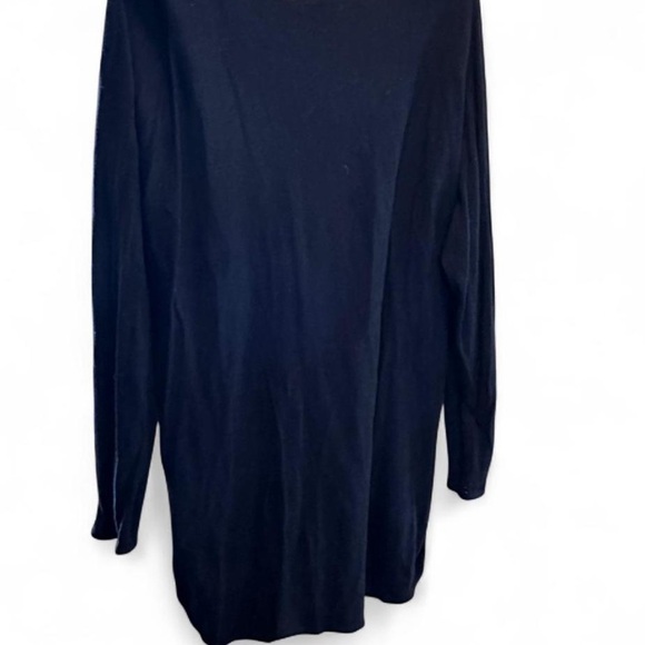 Michael Kors Black Long Sleeve Sweater Dress size Large - Picture 6 of 6